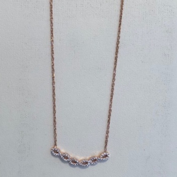 Rose Gold Infinity Link 16" Necklace - Picture 6 of 7